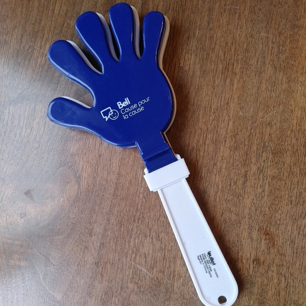 FUN Bell Canada Slap Toy Clapper Clapping Wand Festival Favours Bell Lets Talk